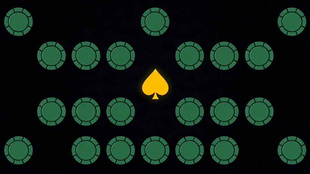 An ace and a king glowing gold among dimmed cards, illustrating how often you are dealt a natural blackjack