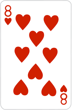 8 of hearts